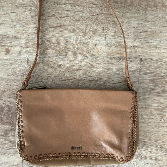 The Sak Tan Leather shoulder bag - Picture 1 of 3